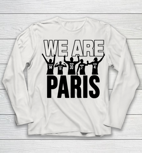 We Are Paris T Shirt Ici C'est Paris Welcome To Paris Youth Long Sleeve 8