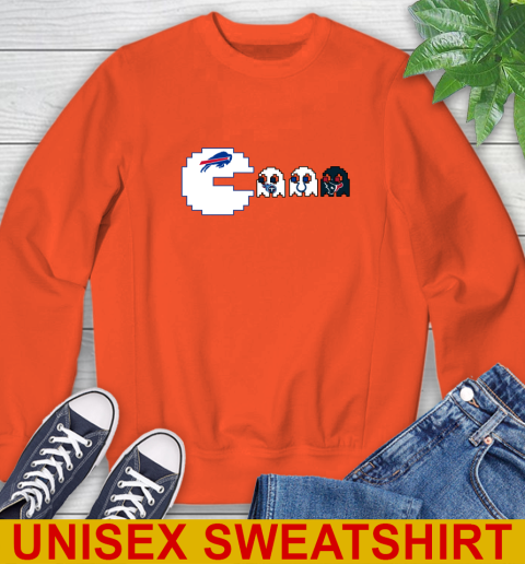 Buffalo Bills NFL Football Pac Man Champion Sweatshirt 4