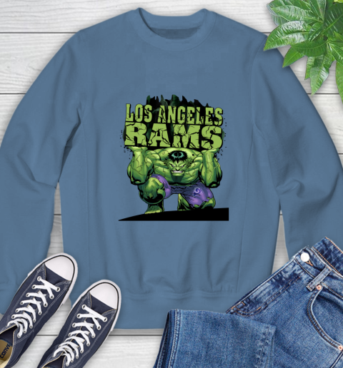 Los Angeles Rams NFL Football Incredible Hulk Marvel Avengers Sports Sweatshirt 7