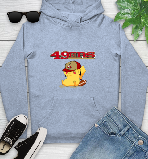 NFL Pikachu Football San Francisco 49ers Youth Hoodie 10