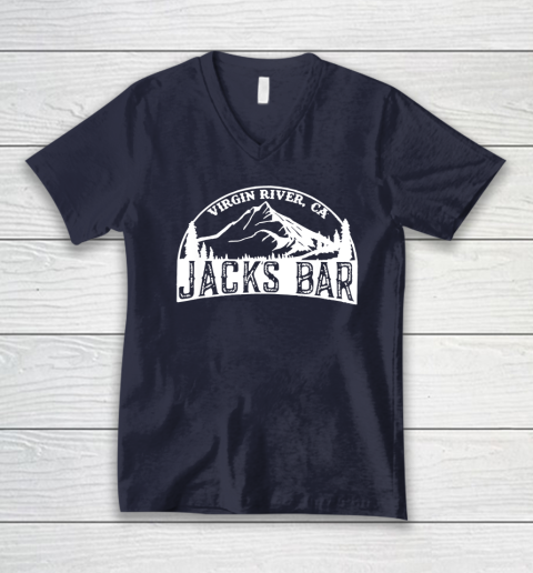 Virgin River Jack's Bar V-Neck T-Shirt 2