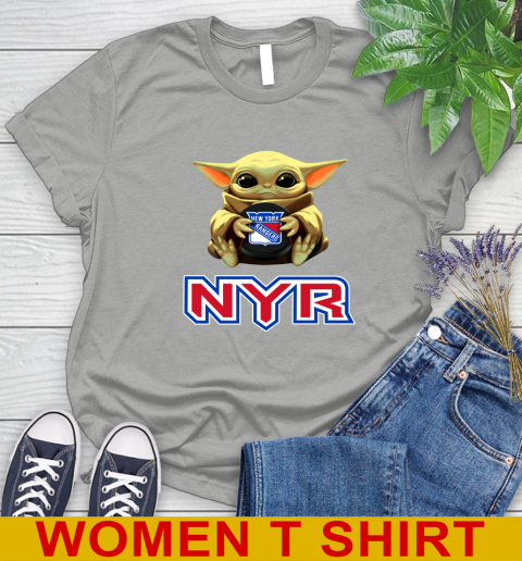 NHL Hockey New York Rangers Star Wars Baby Yoda Shirt 99