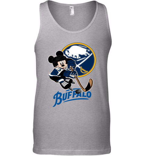 NHL Hockey Mickey Mouse Team Buffalo Sabres Women's T-Shirt 