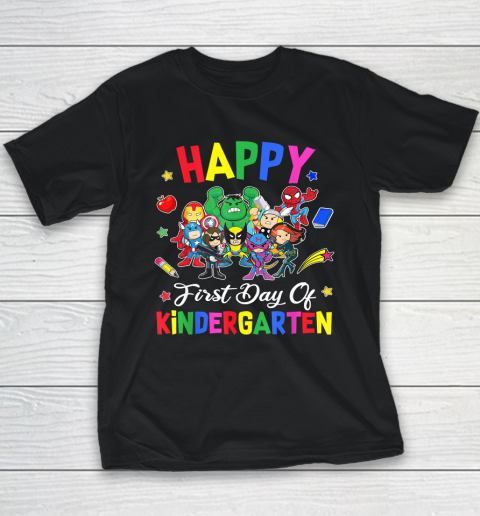 Happy First Day 1st grade Superheroes Back To School Youth T-Shirt