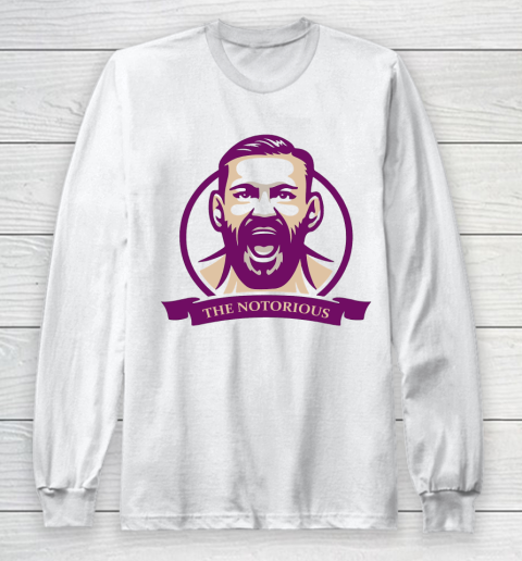 Conor McGregor The Notorious Long Sleeve T Shirt Tee For Sports