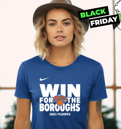 New York Knicks Win For The Boroughs 2025 Playoffs Women's T