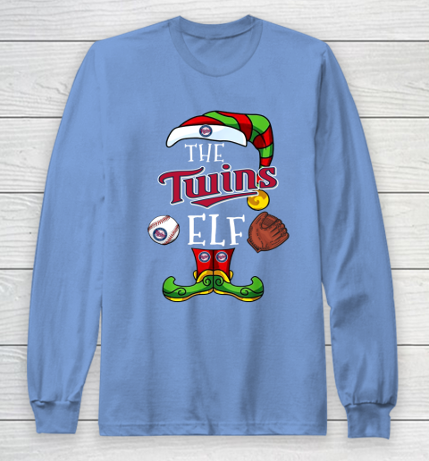 Minnesota Twins Christmas ELF Funny MLB Long Sleeve T-Shirt 8