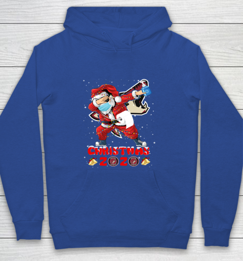 Arizona Coyotes Funny Santa Claus Dabbing Christmas 2020 NHL Youth Hoodie 6