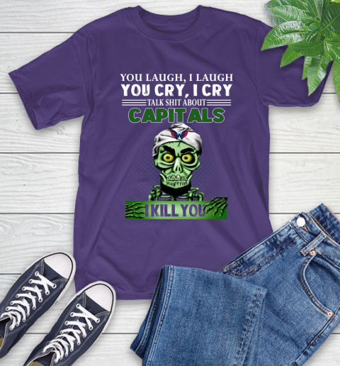 NHL Talk Shit About Washington Capitals I Kill You Achmed The Dead Terrorist Jeffrey Dunham Hockey T-Shirt 5
