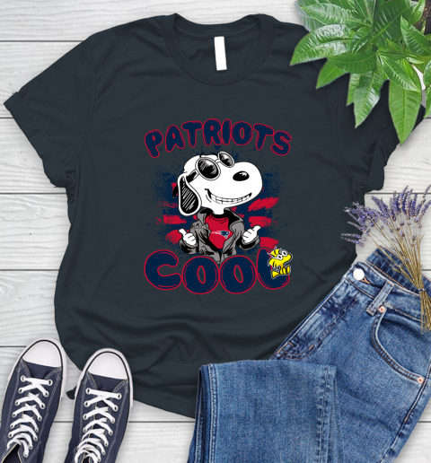 NFL Football New England Patriots Cool Snoopy Shirt Women's T-Shirt 6