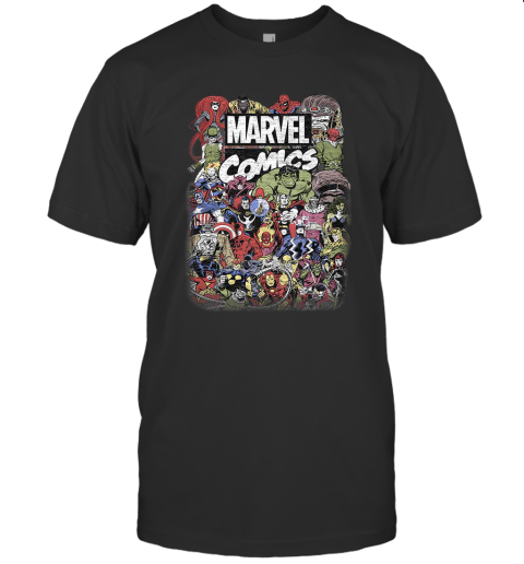 Comics Logo Thor Hulk Iron Man Avengers Spiderman Daredevil Strange Loki Thanos T shirt T-Shirt