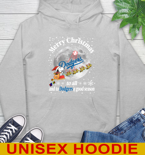 Los Angeles Dodgers Merry Christmas To All And To Dodgers A Good Season MLB Baseball Sports Hoodie 6