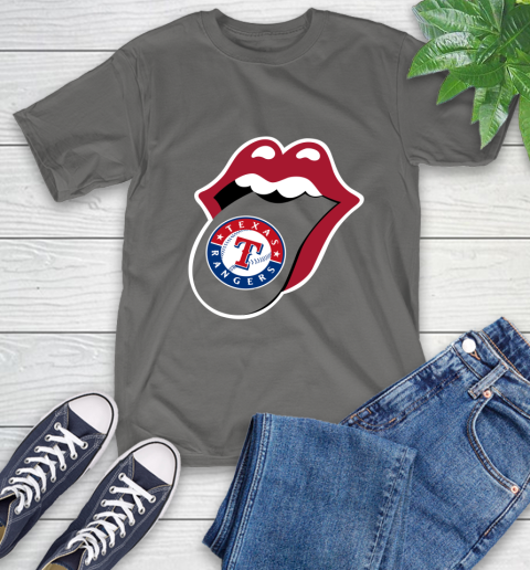 Texas Rangers MLB Baseball Lips I Root For My Team Adoring Fan 9