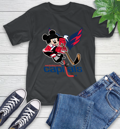 NHL Washington Capitals Mickey Mouse Disney Hockey T Shirt T-Shirt 14