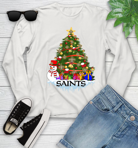 New Orleans Saints Merry Christmas NFL Football Sports Youth Long Sleeve 12