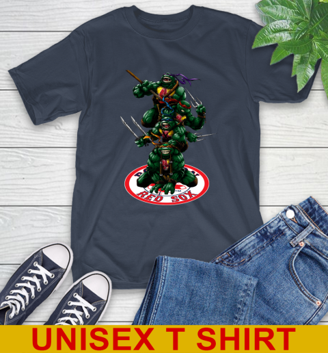 MLB Baseball Boston Red Sox Teenage Mutant Ninja Turtles Shirt T-Shirt 4