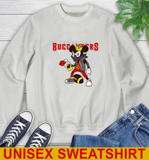 Tampa Bay Buccaneers NFL Football Mickey Peace Sign Sports Sweatshirt 5