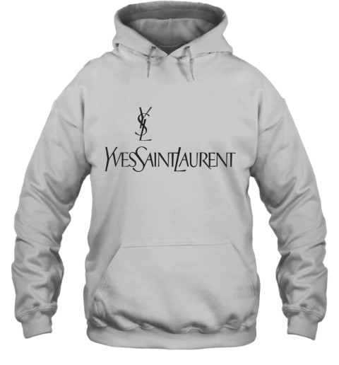 Ysl Yves Saint Laurent Logo Hoodie 