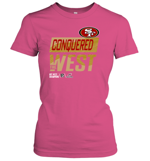 Men's Fanatics Branded Scarlet San Francisco 49ers 2022 NFC West Division Champions Divide & Conquer T-Shirt