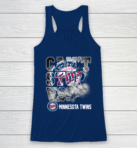 MLB Minnesota Twins Baseball Can't Stop Vs Twins Racerback Tank 6
