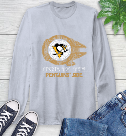 NHL Come To The Pittsburgh Penguins Wars Hockey Sports Long Sleeve T-Shirt 6
