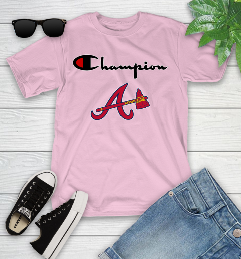 MLB Baseball Atlanta Braves Champion Shirt Youth T-Shirt 7
