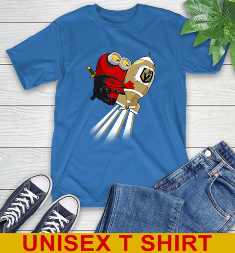 NHL Hockey Vegas Golden Knights Deadpool Minion Marvel Shirt T-Shirt 11