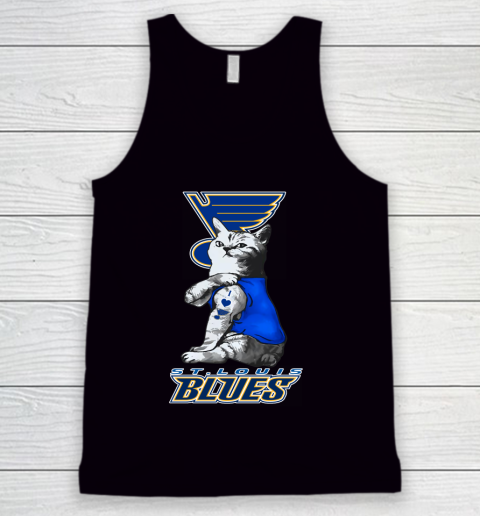 NHL My Cat Loves St.Louis Blues Hockey Tank Top