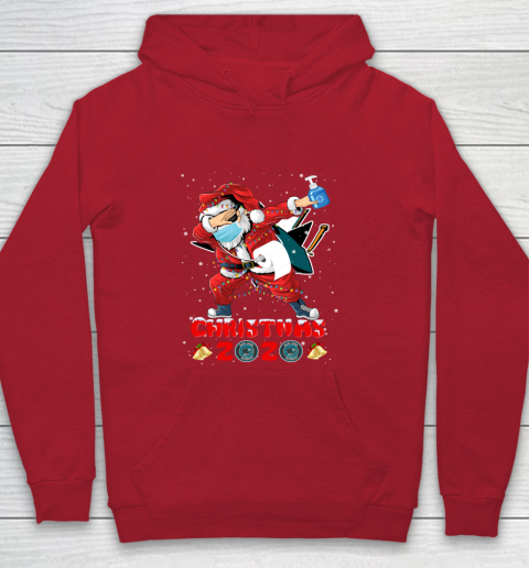 San Jose Sharks Funny Santa Claus Dabbing Christmas 2020 NHL Youth Hoodie 7