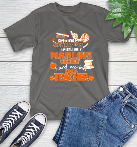 Milwaukee Brewers MLB I'm A Difference Making Student Caring Baseball Loving Kinda Teacher (2) T-Shirt 10