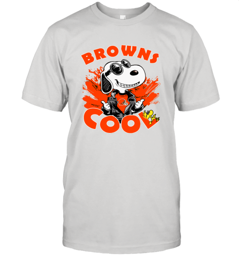 Cleveland Browns Snoopy Joe Cool We're Awesome Shirt