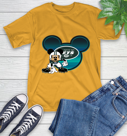 NFL New York Jets Mickey Mouse Disney Football T Shirt T-Shirt 3