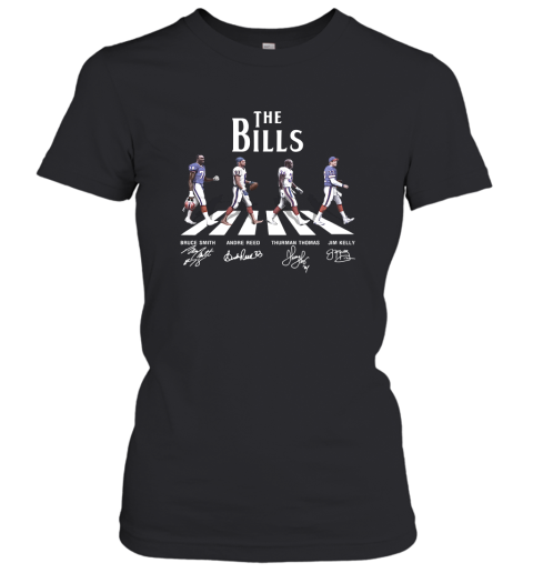 Top Abbey Road The Bills Signature T Shirt 2 Women T-Shirt