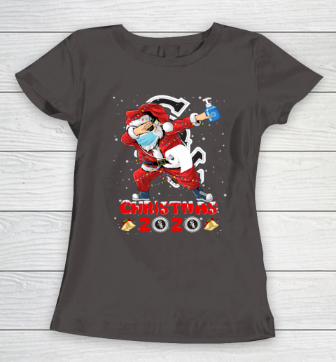 Chicago White Sox Funny Santa Claus Dabbing Christmas 2020 MLB Women's T-Shirt 7