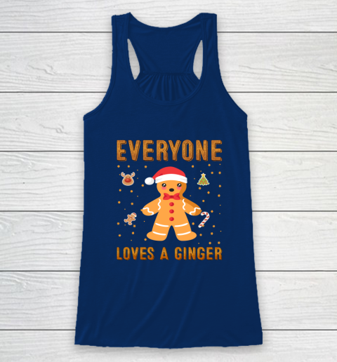 Everyone Loves A Ginger Funny Christmas Racerback Tank 6