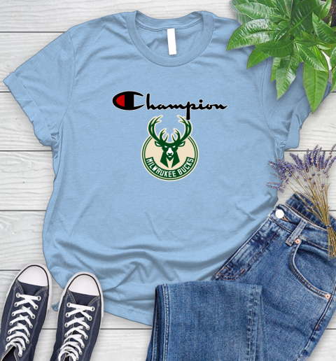 NBA Basketball Milwaukee Bucks Champion Shirt Women's T-Shirt 6