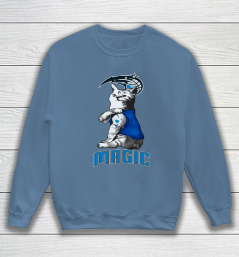 NBA Basketball My Cat Loves Orlando Magic Sweatshirt 6