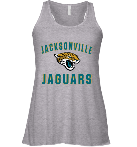 Jacksonville Jaguars Nfl Line By Fanatics Branded Vintage Victory Racerback Tank