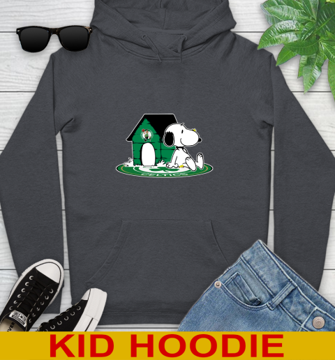 NBA Basketball Boston Celtics Snoopy The Peanuts Movie Shirt Youth Hoodie 9