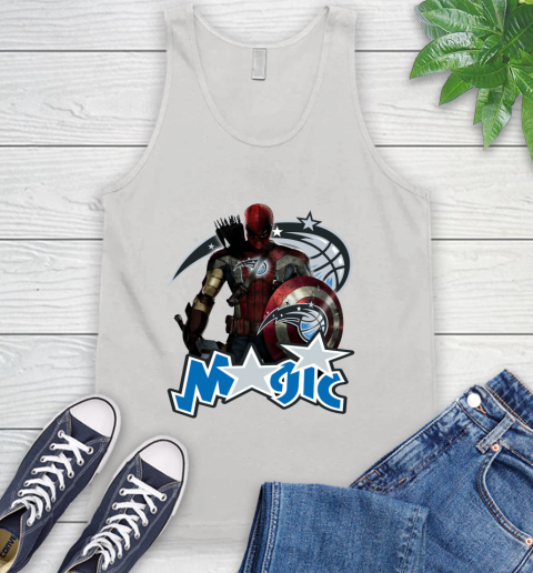 Philadelphia 76ers NBA Basketball Captain America Thor Spider Man Hawkeye Avengers Tank Top