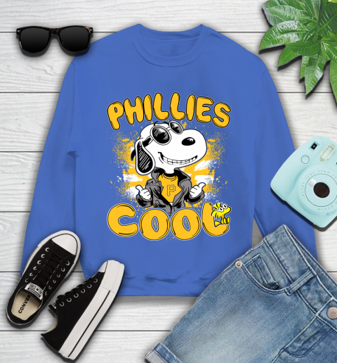 MLB Baseball Pittsburgh Pirates Cool Snoopy Shirt Youth Sweatshirt 5