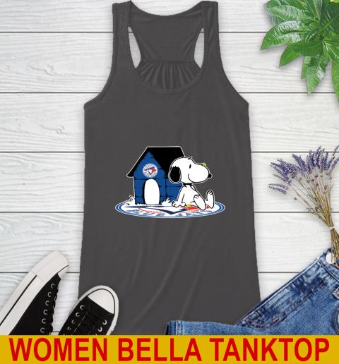 MLB Baseball Toronto Blue Jays Snoopy The Peanuts Movie Shirt Racerback Tank 12