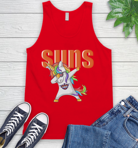 Phoenix Suns NBA Basketball Funny Unicorn Dabbing Sports Tank Top 6