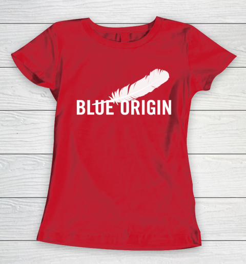 Blue Origin  All White Women's T-Shirt 9