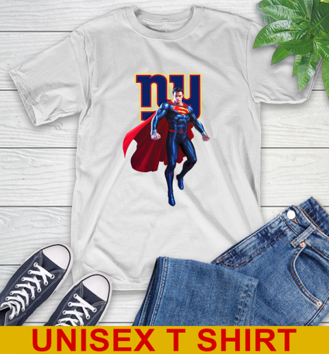 NFL Superman DC Sports Football New York Giants T-Shirt