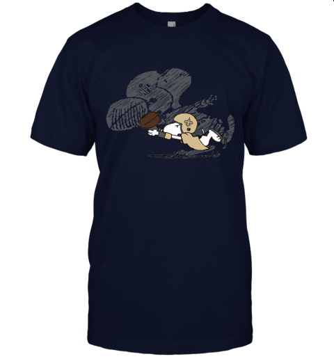New Orleans Saints Snoopy Plays The Football Game Unisex Jersey Tee