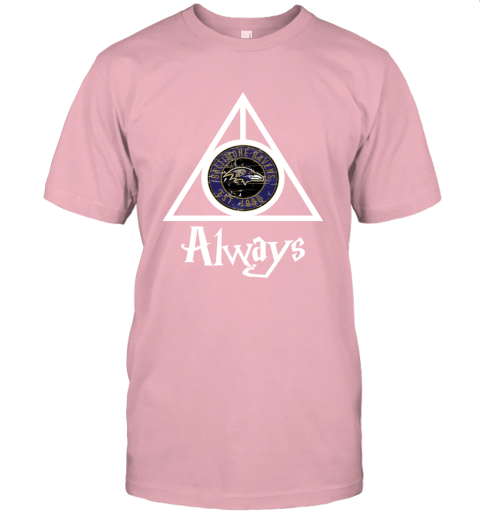 Always Love The Baltimore Ravens x Harry Potter Mashup Unisex Jersey Tee