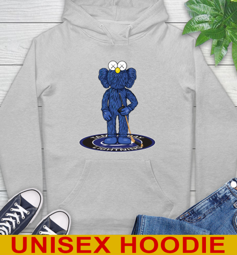 NHL Hockey Tampa Bay Lightning Kaws Bff Blue Figure Shirt Hoodie 6