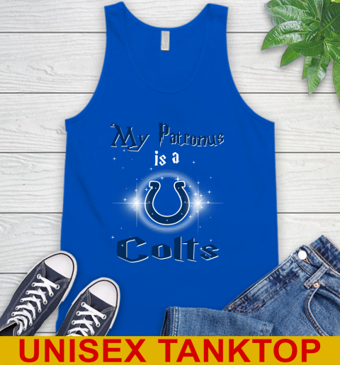NFL Football Harry Potter My Patronus Is A Indianapolis Colts Tank Top 4