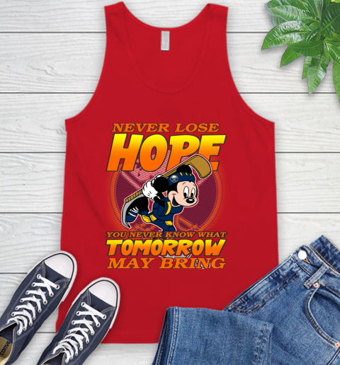 Buffalo Sabres NHL Hockey ootball Mickey Disney Never Lose Hope Tank Top 5